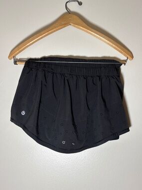 Lululemon Run: Breeze By Skirt Laser Cut Black-SO CUTE!!!